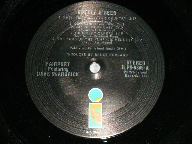 画像: FAIRPORT CONVENTION -  COTTLE O'GEER ( Ex/Ex+++ Cut Out ) / 1976 US AMERICA ORIGINAL Used LP 