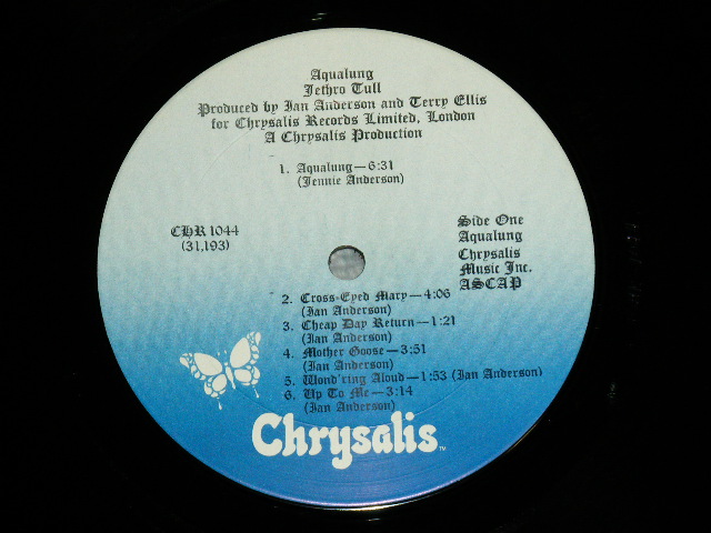 画像: JETHRO TULL - AQUALUNG ( Ex++/Ex++) /  1977 US AMERICA  REISSUE "BLUE Label"  Used LP 