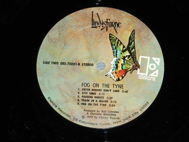 画像: LINDISFARNE -  FOG ON THE TYNE : With INSERTS  ( Ex/Ex+++ )  / 1972 US AMERICA ORIGINAL Used LP 