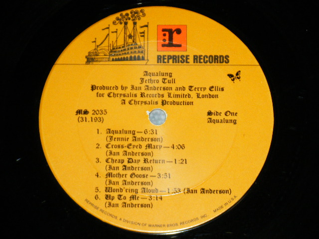 画像: JETHRO TULL - AQUALUNG ( Ex++/Ex++) /  1971 US AMERICA  ORIGINAL "BROWN  Label"  Used LP 