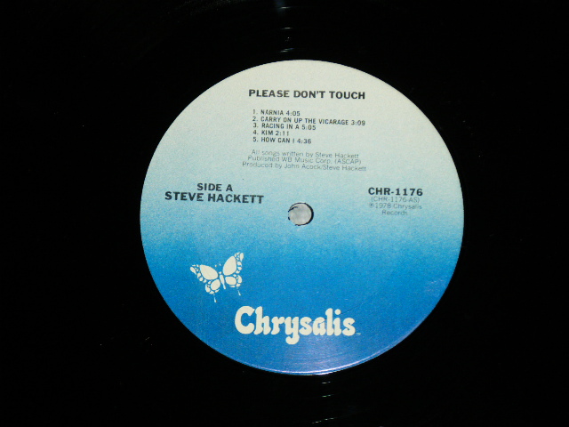 画像: STEVE HACKETT ( GENESIS,ASIA,GTR )  - PLEASE DON'T TOUCH : With ART SLEEVE ( Ex+++/MINT- : Cut Corner ) / 1978 US AMERICA  ORIGINAL Used LP 