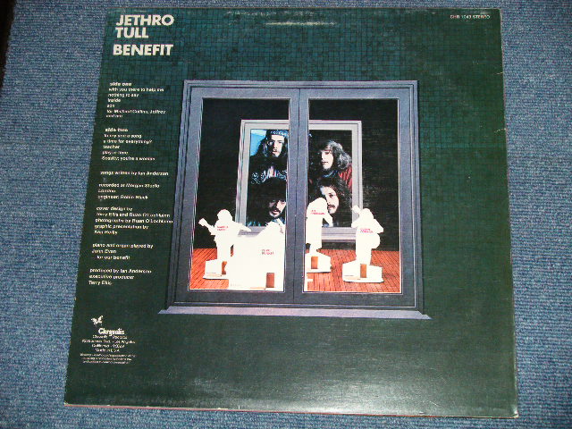 画像: JETHRO TULL - BENEFIT ( Ex+,Ex/Ex+++ )  /  1977 US AMERICA  ORIGINAL "BLUE Label"  Used LP 