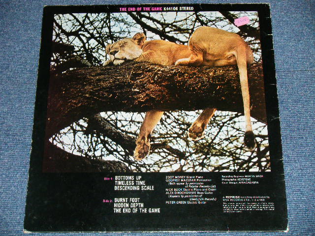 画像: PETER GREEN -  THE END OF THE GAME ( Ex+/Ex+++ ) / 1972 UK ENGLAND REISSUE Used LP 