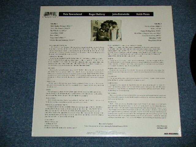 画像: THE WHO  - TWO'S MISSING ( MINT-/MINT ) / 1987 US AMERICA ORIGINAL  Used  LP 