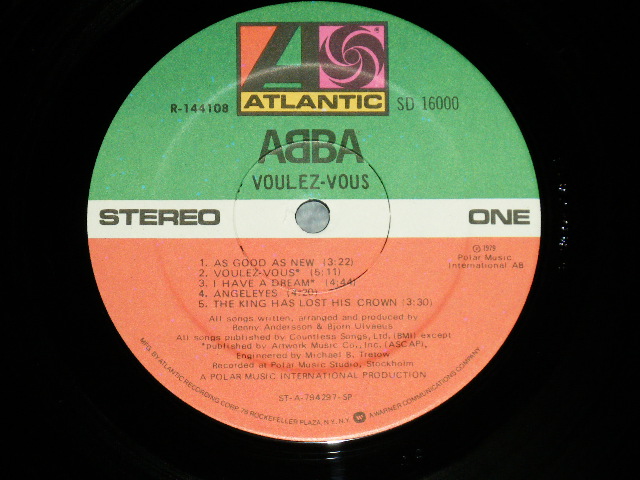 画像: ABBA -  VOULEZ-VOUS ( MINT/Ex+++)  / 1979 US AMERICA ORIGINAL Used  LP 