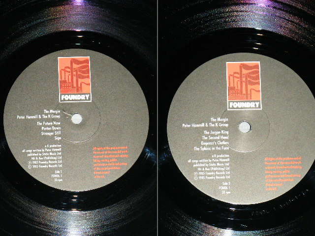 画像: PETER HAMMILL & The K Group - THE MARGIN  ( Ex++/MINT-)  / 1985 UK ENGLAND ORIGINAL Used 2-LP's 