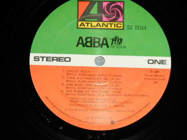 画像: ABBA -  THE ALBUM ( Ex++/MINT-)  / 1977 US AMERICA ORIGINAL  "PROMO"  Used  LP 