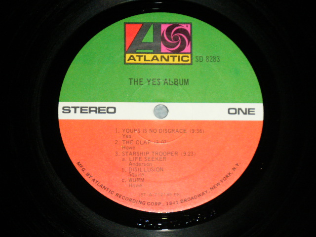 画像: YES  - THE YES ALBUM   ("1841" ADRRESS / Matrix # ST-A-712139 A / ST-A-712140 A ) ( Ex+/MINT-)  / 1971 US AMERICA ORIGINAL "1841 Credit" LABEL Used  LP 