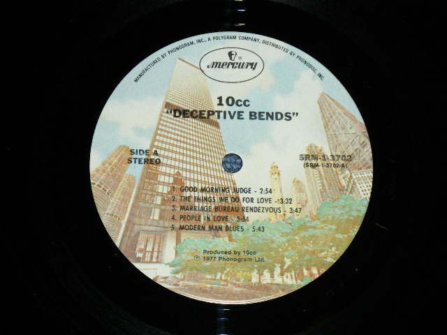 画像: 10CC 10 CC - DECEPTIVE BENDS ( Ex++/MINT-)  / 1977  US AMERICA ORIGINAL Used LP