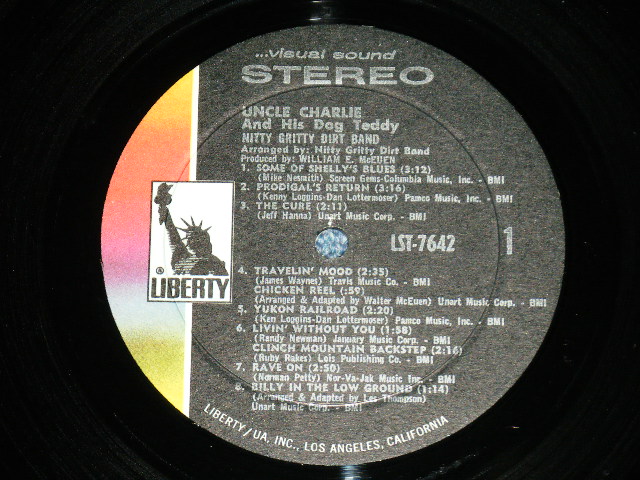 画像: NITTY GRITTY DIRT BAND - UNCLE CHARLIE & His DOG TEDDY ( Ex+++/Ex+++ ) / 1970 US AMERICA ORIGINAL Used LP