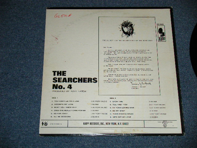 画像: THE SEARCHERS - No.4  ( Ex/Ex+,Ex+++ ) / 1965 US AMERICA ORIGINAL "STEREO" Used LP 