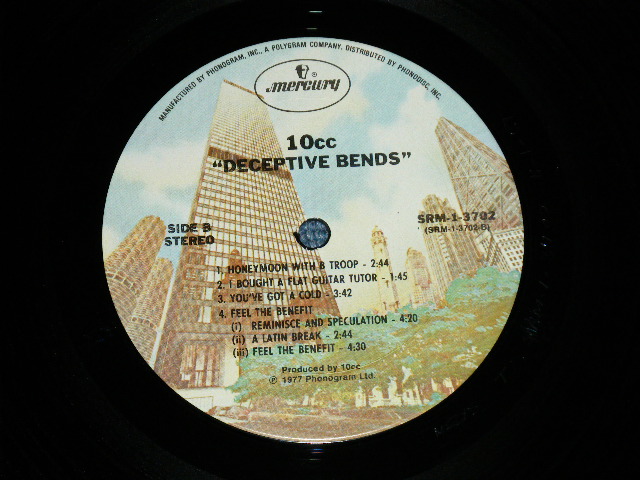 画像: 10CC 10 CC - DECEPTIVE BENDS ( Ex++/MINT-)  / 1977  US AMERICA ORIGINAL Used LP