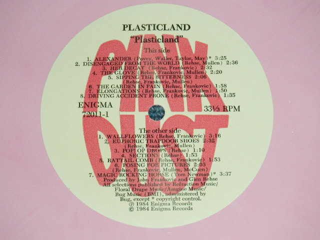画像: PLASTICLAND ( NEO-AMERICAN PSYCHE)  - PLASTICLAND ( Ex+++/MINT-)   / 1984 US AMERICA ORIGINAL "PINK WAX Vinyl"  Used LP 
