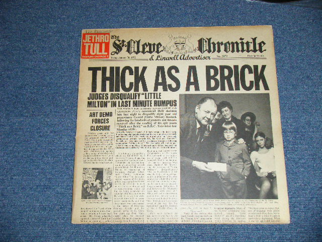 画像: JETHRO TULL - THICK AS A BRICK  ( Ex++/Ex++) /  1972 US AMERICA  ORIGINAL "BROWN  Label"  Used LP 