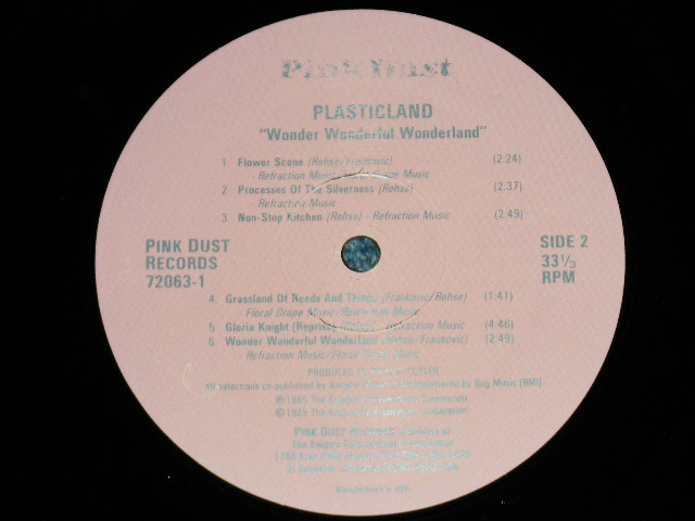 画像: PLASTICLAND ( NEO-AMERICAN PSYCHE)  - WONDER WONDERFUL WONDERLAND ( Ex++/MINT-)   / 1985 US AMERICA ORIGINAL Used LP 