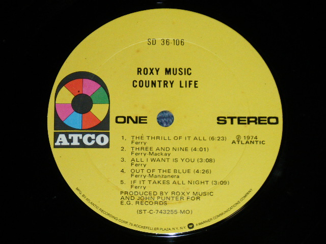 画像: ROXY MUSIC - COUNTRY LIFE : CENSORED COVER!!!! ( Ex+/Ex+,E+++ Sound:MINT-) / 1974 US AMERICA ORIGNAL 1st Press Cover LP 