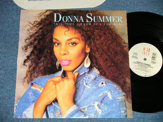 画像1: DONNA SUMMER - THIS TIME I KNOW IT'S FOR REAL ( Ex+/Ex)  / 1989 US AMERICA ORIGINAL Used  12"     