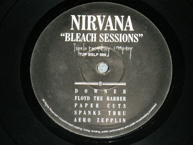 画像: NIRVANA - BLEACH SESSIONS ( Ex++/Ex++ )  / 199? EEC EUROPE ORIGINAL Used LP