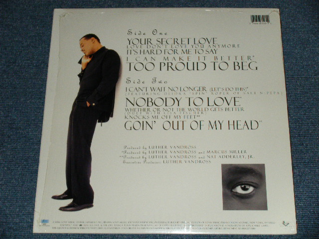 画像: LUTHER VANDROSS - YOUR SECRET LOVE  ( MINT/MINT)  / 1996 US AMERICA ORIGINAL Used  LP    