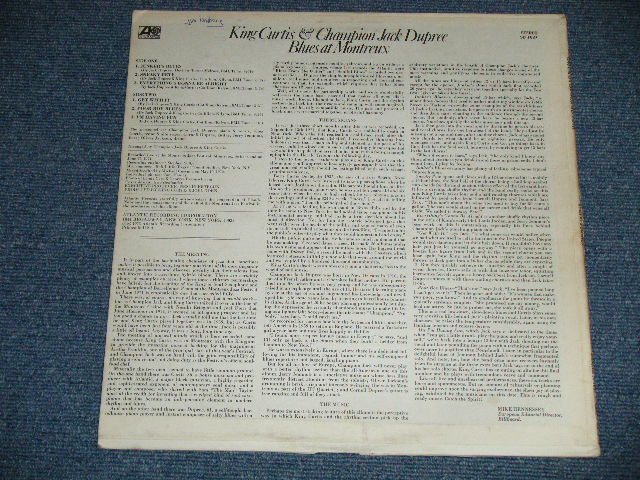 画像: KING CURTIS & CHAMPION JACK DUPREE - BLUES AT MONTREUX ( Ex+/Ex+++ )  / 1973 US AMERICA ORIGINAL 1st Press "1841 BROADWAY Label" Used LP 