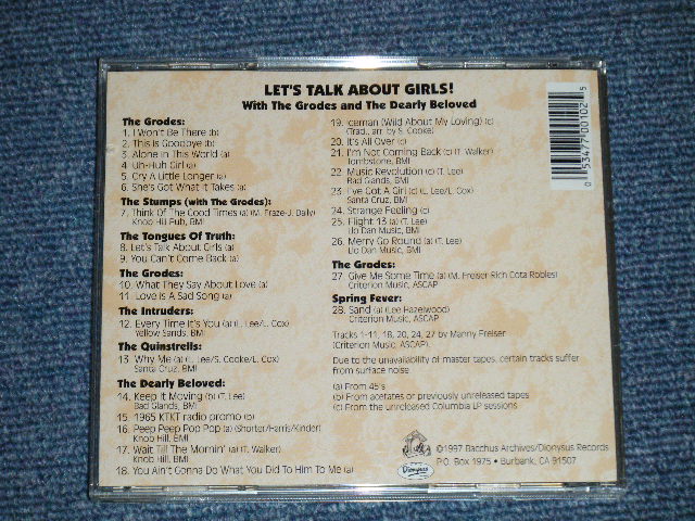 画像: The GRODES and The DEARLY BELOVED - LET'S TALK ABOUT GIRLS!   ( MINT-/MINT )   / 1997 US AMERICA ORIGINAL Used CD 