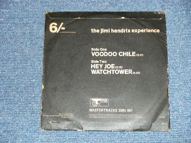 画像: JIMI HENDRIX - VOODOO CHILE: HEY JOE :  WATCHTOWER ( Ex/Ex++)  / 1968 UK ENGLAND ORIGINAL Used  7"EP With PICTURE  SLEEVE 