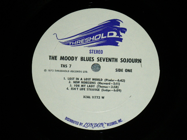 画像: The MOODY BLUES - SEVENTH SOJOURN  ( Ex++/Ex+++ )  / 1971 US AMERICA ORIGINAL 1st Press "WHITE with PURPLE Print Label"   Used LP