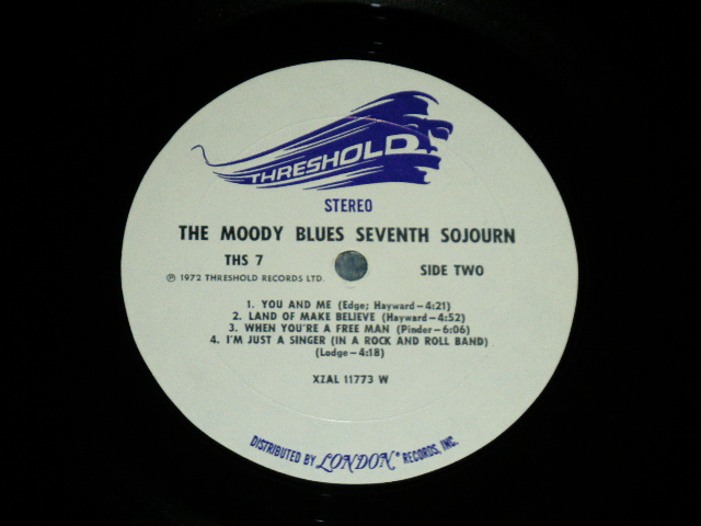 画像: The MOODY BLUES - SEVENTH SOJOURN  ( Ex++/Ex+++ )  / 1971 US AMERICA ORIGINAL 1st Press "WHITE with PURPLE Print Label"   Used LP