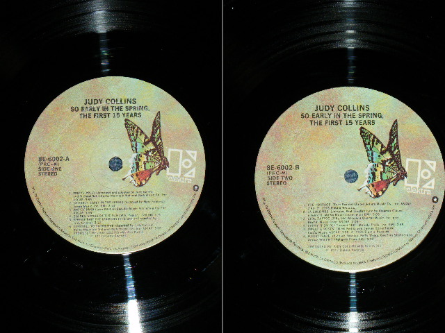 画像: JUDY COLLINS - SO EARLY IN THE SPRING THE FIRST 15 YEARS  ( Ex+++/MINT- )  / 1977 US AMERICA ORIGINAL Used 2-LP's 