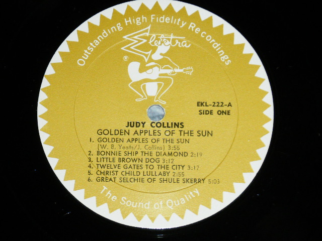 画像: JUDY COLLINS - GOLDEN APPLES OF THE SUN  ( Ex+++/Ex+++ )  / 1962 US AMERICA ORIGINAL 1st Press "GUITAR PLAYER Label" MONO Used LP 