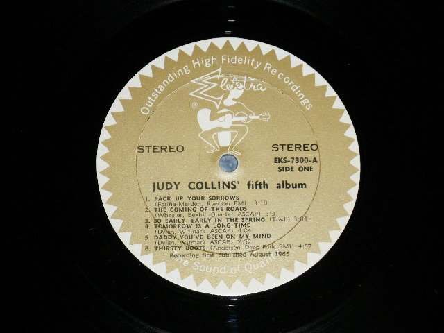 画像: JUDY COLLINS - FIFTH ALBUM ( MINT-/Ex+++)  / 1965 US AMERICA ORIGINAL 1st Press "GUITAR PLAYER Label" STEREO Used LP 