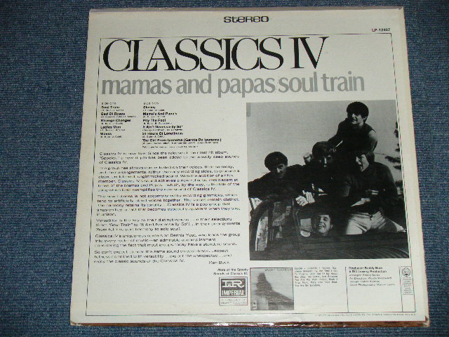 画像: CLASSICS IV - MAMAS and PAPAS/SOUL TRAIN ( Ex+/Ex++ Looks:Ex+ )  / 1969 US AMERICA ORIGINAL Used LP 