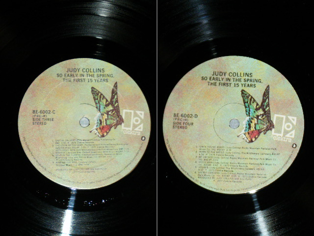 画像: JUDY COLLINS - SO EARLY IN THE SPRING THE FIRST 15 YEARS  ( Ex+++/MINT- )  / 1977 US AMERICA ORIGINAL Used 2-LP's 