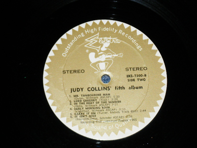 画像: JUDY COLLINS - FIFTH ALBUM ( MINT-/Ex+++)  / 1965 US AMERICA ORIGINAL 1st Press "GUITAR PLAYER Label" STEREO Used LP 