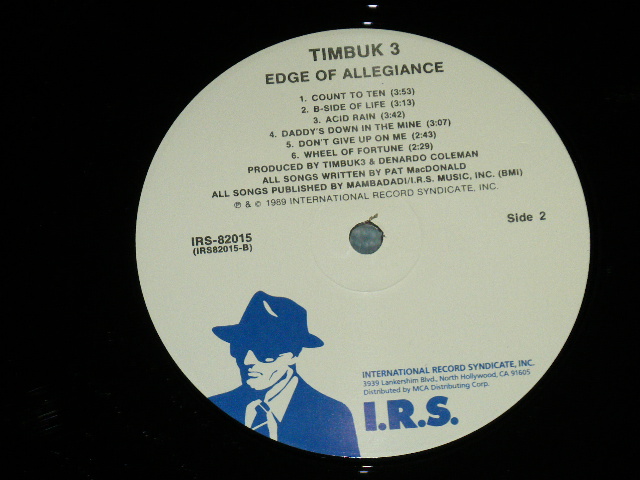 画像: TIMBUK 3 - EDGE OF ALLIGIANCE ( MINT/MINT-)  / 1989 US AMERICA ORIGINAL Used LP 