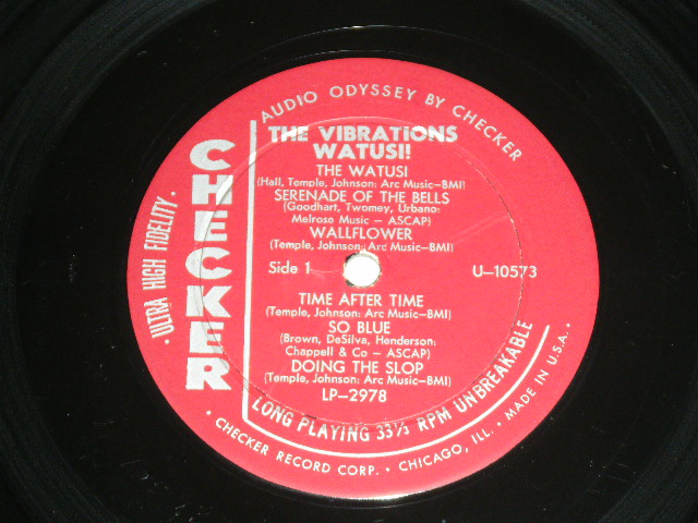 画像: THE VIBRATIONS - WATUSI!  ( Ex-/Ex Looks:VG++)  / 1961 US AMAEICA ORIGINAL MONO Used  LP 