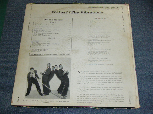 画像: THE VIBRATIONS - WATUSI!  ( Ex-/Ex Looks:VG++)  / 1961 US AMAEICA ORIGINAL MONO Used  LP 