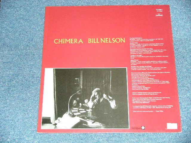 画像: BILL NELSON - CHIMERA  ( Ex++/MINT-, Ex+++ Looks:Ex )   / 1982 HOLLAND NETHERLANDS ORIGINAL Used LP 