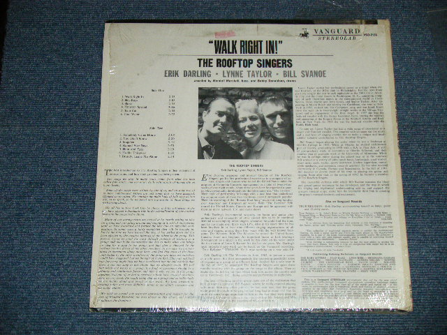 画像: The ROOFTOP SINGERS - WALK RIGHT IN!  (Ex/VG+++ EDSP) / 1963 US AMERICA ORIGINAL "STEREO" Used LP 