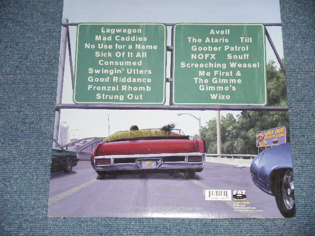 画像: V.A. Omnibus (NOFX,SNUFF,ME FIRST & The GIMME M\GIMME'S + more ) - FAT MUSIC VOL.IV : LIFE IN THE FAT LANE : With INSERTS ( Ex+++/MINT-) / 1999  US AMERICA ORIGINAL  Used LP 