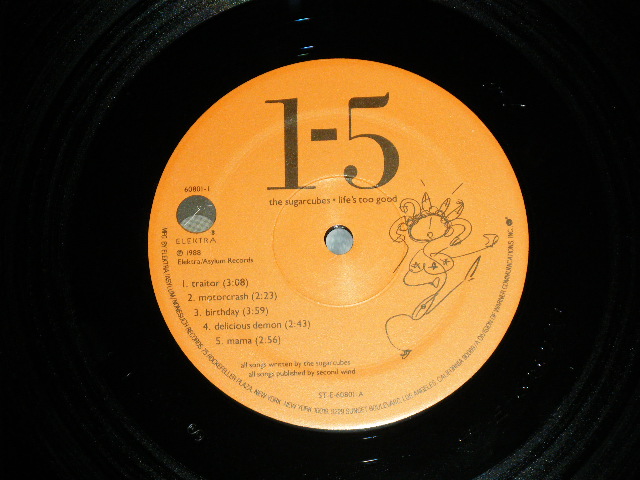 画像: SUGAR CUBES (BJORK  Björk) - LIFE'S TOO GOOD  ( Ex++/MINT- )   / 1988 US AMERICA ORIGINAL Used LP 