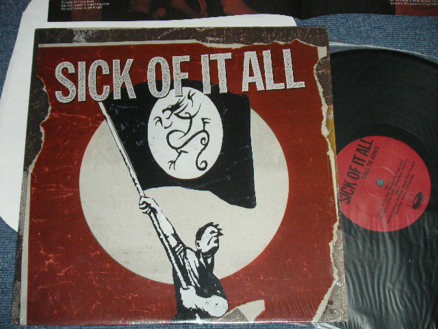 画像1: SICK OF IT ALL -CALL TO ARMS   :With INSERTS SONG SHEET  ( MINT/MINT- )  / 1999 US AMERICA ORIGINAL Used LP