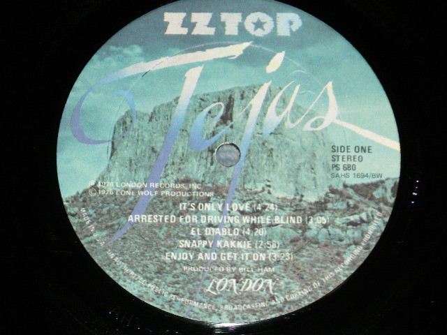 画像: ZZ TOP - TEJAS (Ex+/Ex+++ EDSP) / 1976 US AMERICA ORIGINAL Used LP