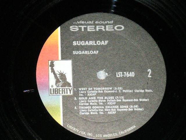画像: SUGARLOAF - SUGARLOAF  ( Ex+/Ex+++ : EDSP ) / 1970 US AMERICA ORIGINAL Used LP 