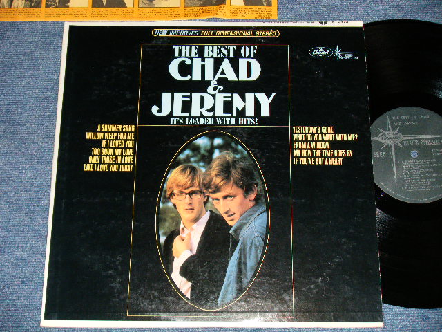 画像1: CHAD & JEREMY - THE BEST OF  ( Ex++/Ex+++ ) / 1960's US AMERICA 2nd press "BLACK with SILVER Print Label"  Used LP 