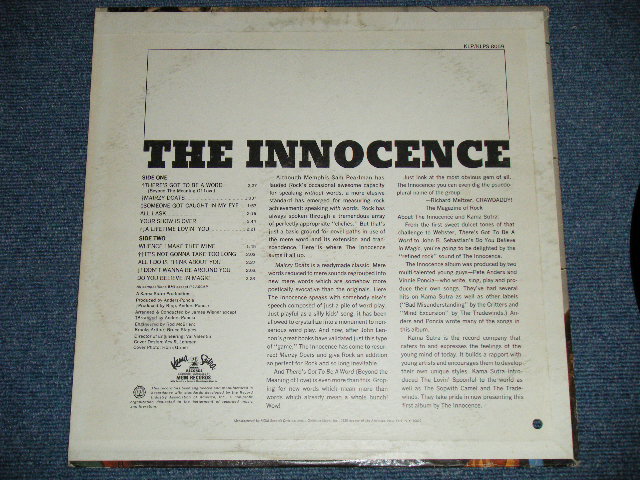 画像: THE INNOCENCE ( Produced by ANDSERS & PONCIA ) - THE INNOCENCE  ( Ex++/Ex++ Looks:Ex : BB for PROMO  ) / 1967 US AMERICA ORIGINAL  MONO Used LP