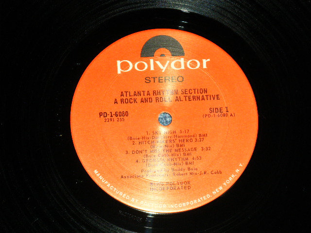 画像: ATLANTA RHYTHM SECTION - A ROCK AND ROLL ALTERNATIVE ( MINT-/MINT-) / 1976 US AMERICA ORIGINAL Used LP 