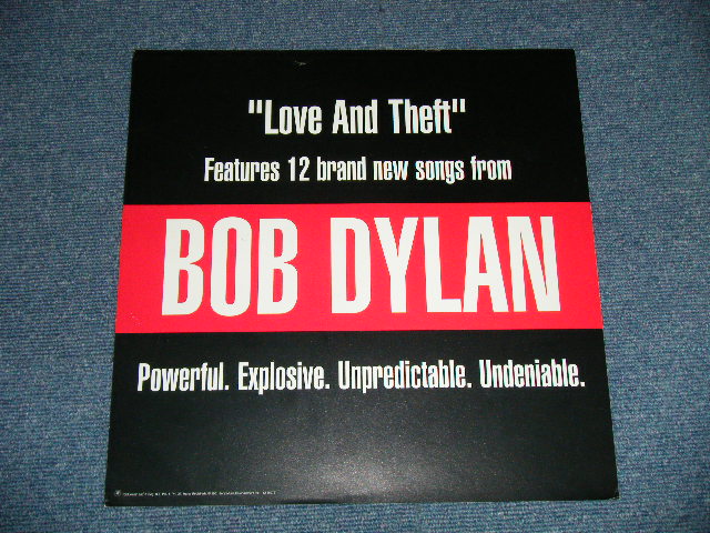 画像: BOB DYLAN - LOVE AND THEFT : PROMO ONLY STORE DISPLAY SLICK JACKET   / 2001 US AMERICA  ORIGINAL SLICK 