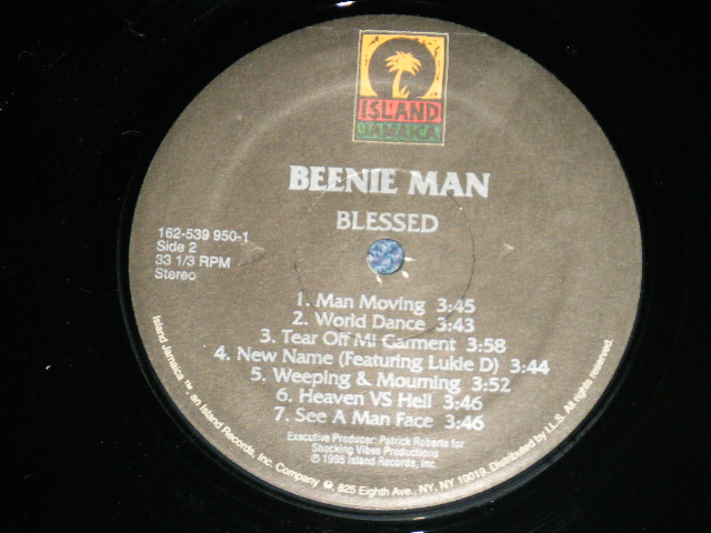画像: BEENIE MAN - BLESSED ( MINT/MINT ) /  1995  US AMERICA  ORIGINAL Used LP