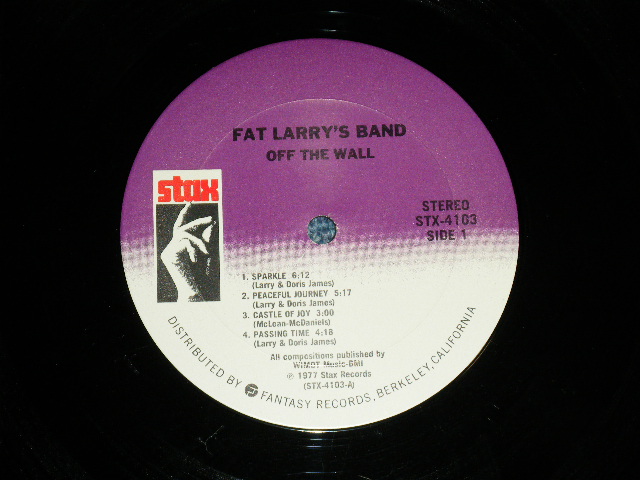画像: FAT LARRY'S BAND - OFF THE WALL ( Ex+++/Ex+++)   / 1977 US AMERICA ORIGINAL Used LP